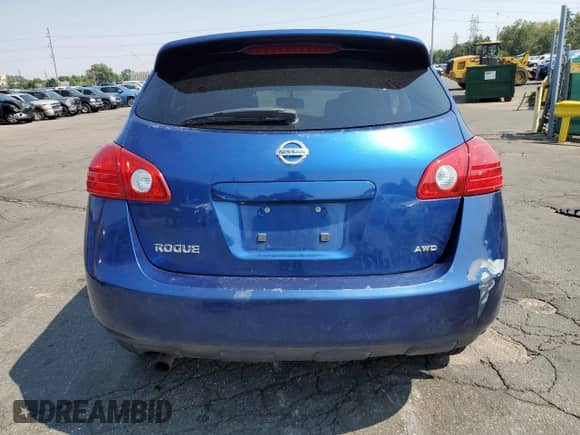2010 Nissan Rogue S with VIN JN8AS5MV7AW114422, listed as a Copart auction lot 71532215 with 107,164 mi miles and Salvage title. Bid and sale history available at DreamBid. Image 6.