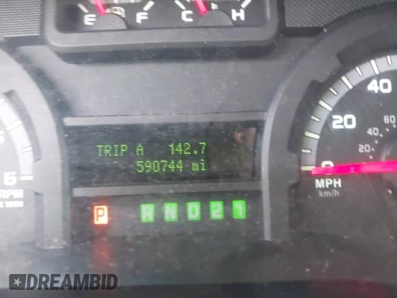 2012 Ford Econoline Cargo Commercial with VIN 1FDSS3EL1CDB10281, listed as a IAAI auction lot 41410176 with 590,744 mi miles and . Bid and sale history available at DreamBid. Image 7.