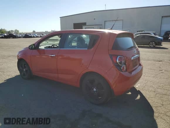2013 Chevrolet Sonic LTZ with VIN 1G1JE6SB7D4133482, listed as a Copart auction lot 53972434 with 71,775 mi miles and Salvage title. Bid and sale history available at DreamBid. Image 2.