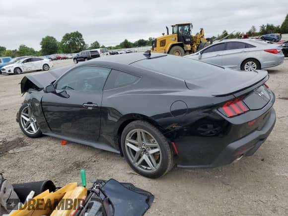 2024 Ford Mustang GT с VIN 1FA6P8CF5R5411677, выставлен на аукционе Copart как лот 64980415 с пробегом Не указан миль и Списание • Salvage title. История ставок и продаж доступна на DreamBid. Изображение 2.