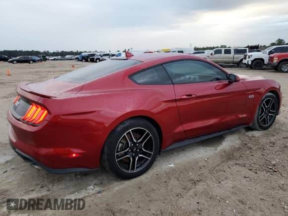 2021 Ford Mustang GT с VIN 1FA6P8CF9M5149848, выставлен на аукционе Copart как лот 88521785 с пробегом 20 784 миль миль и Списание • Salvage title. История ставок и продаж доступна на DreamBid. Изображение 3.