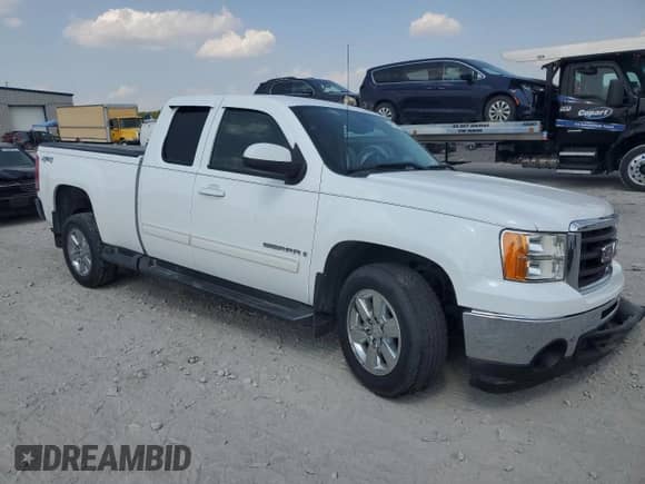 2009 GMC Sierra 1500 SLT with VIN 1GTEK39049Z231982, listed as a Copart auction lot 80354195 with 129,631 mi miles and Salvage title. Bid and sale history available at DreamBid. Image 4.