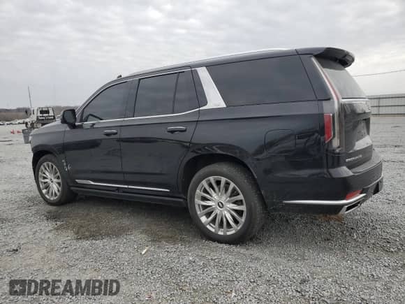 2022 Cadillac Escalade Premium Luxury с VIN 1GYS4CKL6NR180040, выставлен на аукционе Copart как лот 42239625 с пробегом 29 100 миль миль и Списание • Salvage title. История ставок и продаж доступна на DreamBid. Изображение 2.