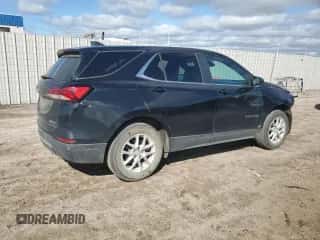 2022 Chevrolet Equinox LT с VIN 3GNAXUEV8NL273314, выставлен на аукционе Copart как лот 81091565 с пробегом 37 257 миль миль и Списание • Salvage title. История ставок и продаж доступна на DreamBid. Изображение 3.