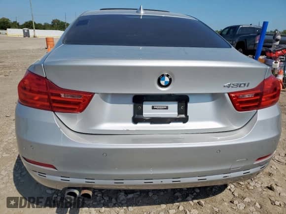 2017 BMW 4 Series 430i with VIN WBA4R7C58HK876710, listed as a Copart auction lot 80035665 with 128,301 mi miles and Clean title. Bid and sale history available at DreamBid. Image 6.