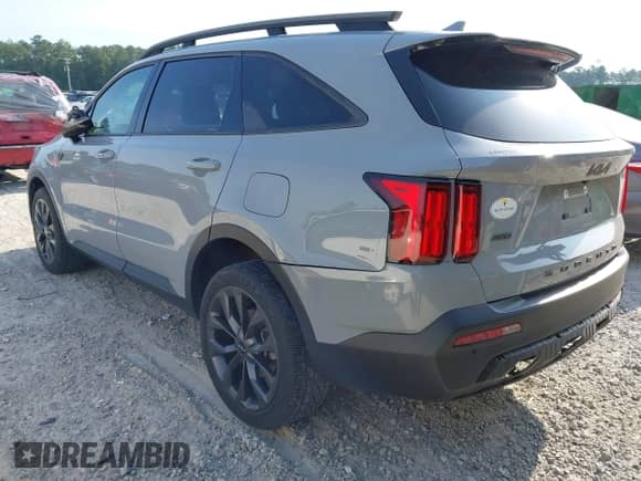 2022 Kia Sorento SX with VIN 5XYRKDLF8NG107713, listed as a IAAI auction lot 42286802 with 53,718 mi miles and . Bid and sale history available at DreamBid. Image 3.