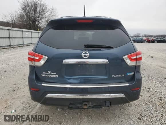 2014 Nissan Pathfinder SL Hybrid с VIN 5N1CR2MN7EC635125, выставлен на аукционе Copart как лот 86850524 с пробегом 355 452 миль миль и Чистый • Clean title. История ставок и продаж доступна на DreamBid. Изображение 6.