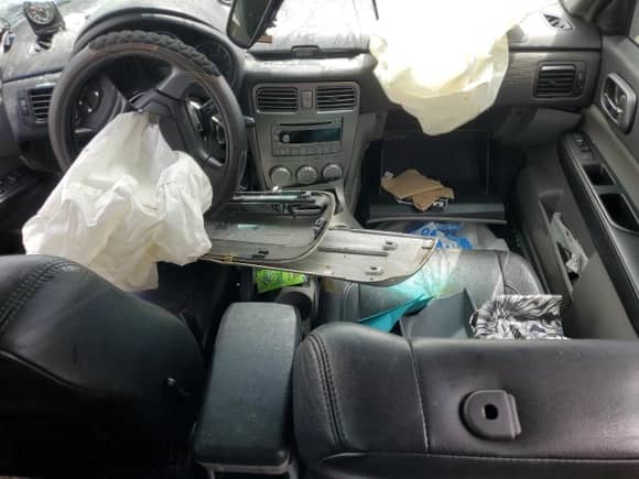 2005 Subaru Forester XT with VIN JF1SG69665H703177, listed as a Copart auction lot 57666175 with Not provided miles and Salvage title. Bid and sale history available at DreamBid. Image 8.