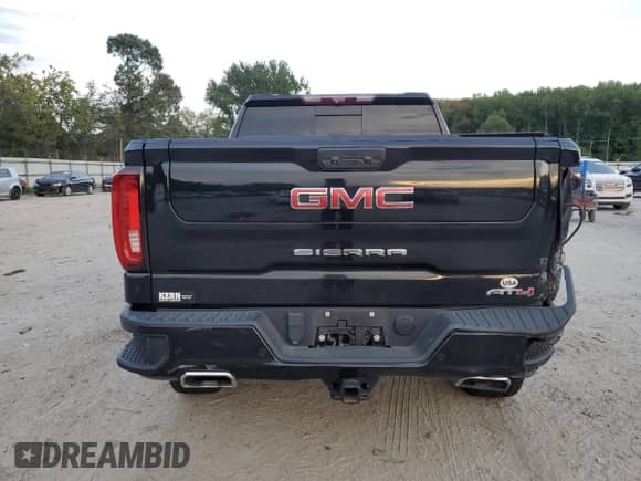 2022 GMC Sierra 1500 AT4 with VIN 1GTPUEEL5NZ532964, listed as a Copart auction lot 81240255 with 69,095 mi miles and Salvage title. Bid and sale history available at DreamBid. Image 6.