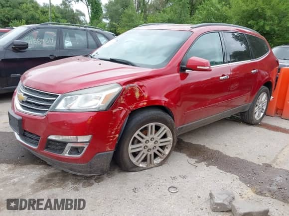2014 Chevrolet Traverse LT с VIN 1GNKRGKD4EJ322401, выставлен на аукционе IAAI как лот 42860526 с пробегом 180 433 миль миль и . История ставок и продаж доступна на DreamBid. Изображение 2.