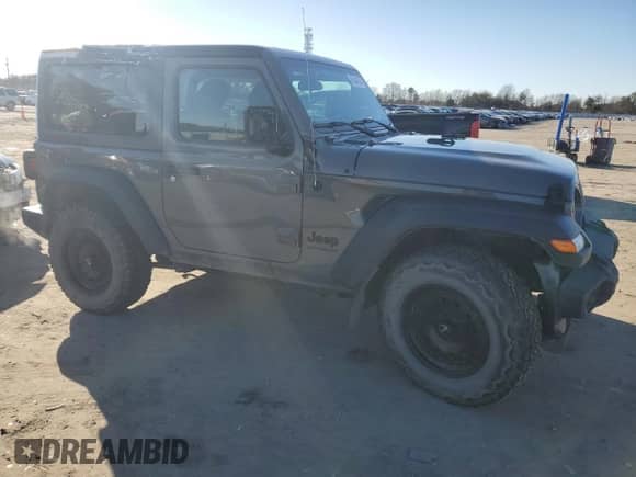 2022 Jeep Wrangler Sport с VIN 1C4HJXAG5NW235311, выставлен на аукционе Copart как лот 45044255 с пробегом 27 280 миль миль и Списание • Salvage title. История ставок и продаж доступна на DreamBid. Изображение 4.