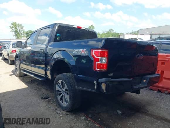 2019 Ford F-150 XL with VIN 1FTEW1E57KKC75967, listed as a IAAI auction lot 42554016 with 95,257 mi miles and . Bid and sale history available at DreamBid. Image 3.