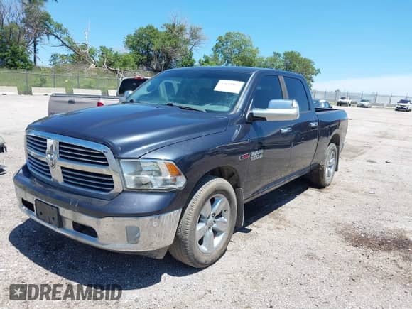 2015 Ram 1500 Big Horn with VIN 1C6RR7TM3FS754082, listed as a IAAI auction lot 42654824 with 270,599 mi miles and . Bid and sale history available at DreamBid. Image 2.