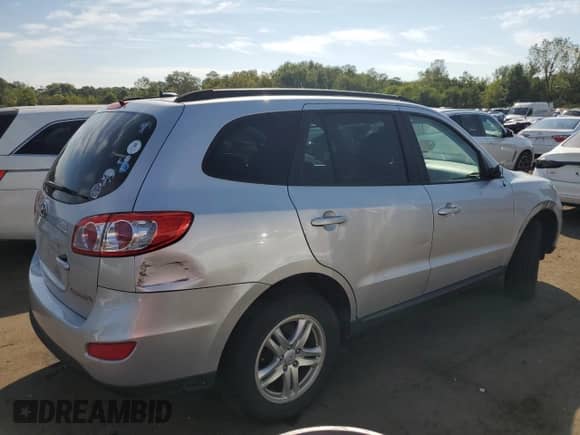 2011 Hyundai Santa Fe GLS with VIN 5XYZGDAB1BG073255, listed as a Copart auction lot 80557355 with 138,015 mi miles and Salvage title. Bid and sale history available at DreamBid. Image 3.