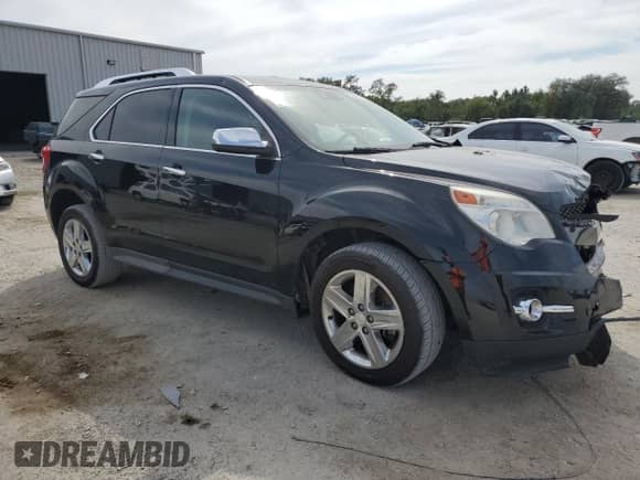 2015 Chevrolet Equinox LTZ with VIN 2GNFLDE3XF6217154, listed as a Copart auction lot 72092185 with 120,653 mi miles and Salvage title. Bid and sale history available at DreamBid. Image 4.