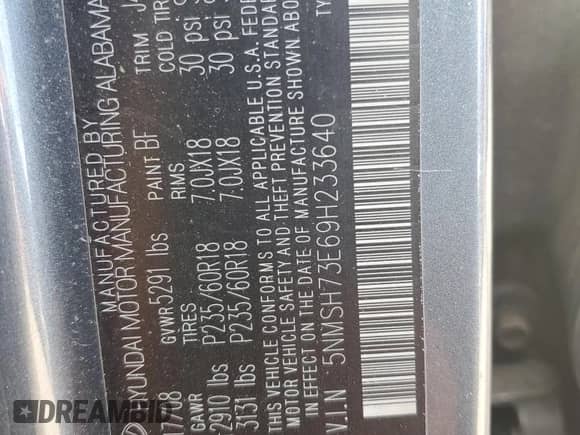 2009 Hyundai Santa Fe SE z VIN 5NMSH73E69H233640, wystawiony jako Copart lot #86427085 z przebiegiem 98 939 mil mil oraz Czysty tytuł • Clean title. Historia ofert i sprzedaży dostępna na DreamBid. Obrazek 13.