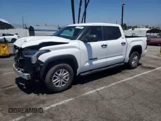 2025 Toyota Tundra SR with VIN 5TFLA5ABXSX048283, listed as a Copart auction lot 67316185 with 4,040 mi miles and Salvage title. Bid and sale history available at DreamBid. Image 1.