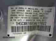 2003 Honda Accord EX с VIN 1HGCM81693A015602, выставлен на аукционе IAAI как лот 42501617 с пробегом 213 450 миль миль и . История ставок и продаж доступна на DreamBid. Изображение 9.