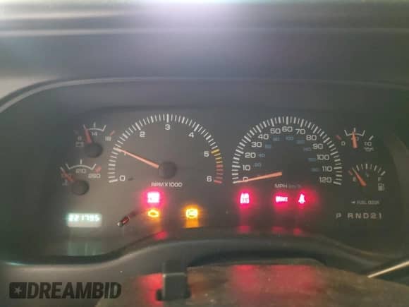 2000 Dodge Dakota with VIN 1B7GL22X1YS563179, listed as a Copart auction lot 60956035 with 221,795 mi miles and Salvage title. Bid and sale history available at DreamBid. Image 9.