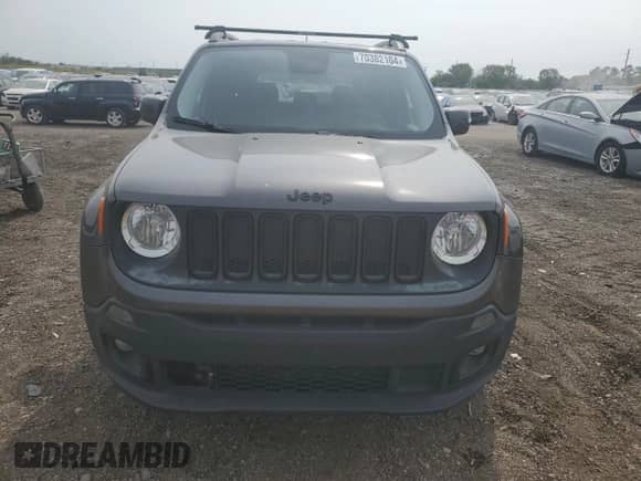 2017 Jeep Renegade Altitude with VIN ZACCJBBHXHPF20561, listed as a Copart auction lot 70382104 with 130,546 mi miles and Salvage title. Bid and sale history available at DreamBid. Image 5.