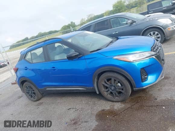 2023 Nissan Kicks SR with VIN 3N1CP5DV9PL489185, listed as a IAAI auction lot 43140950 with 17,000 mi miles and . Bid and sale history available at DreamBid. Image 13.