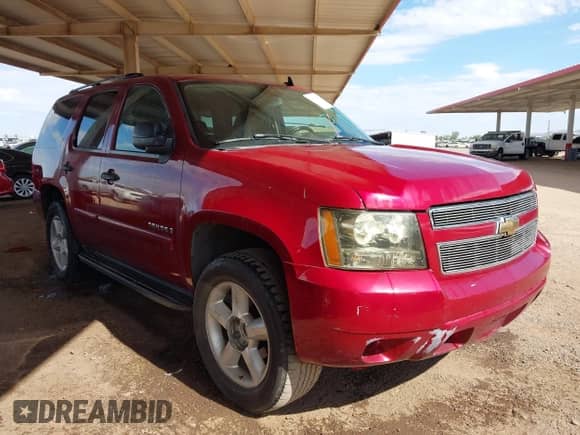 2007 Chevrolet Tahoe LT with VIN 1GNFC13J07R225074, listed as a IAAI auction lot 43396432 with 214,881 mi miles and . Bid and sale history available at DreamBid. Image 1.
