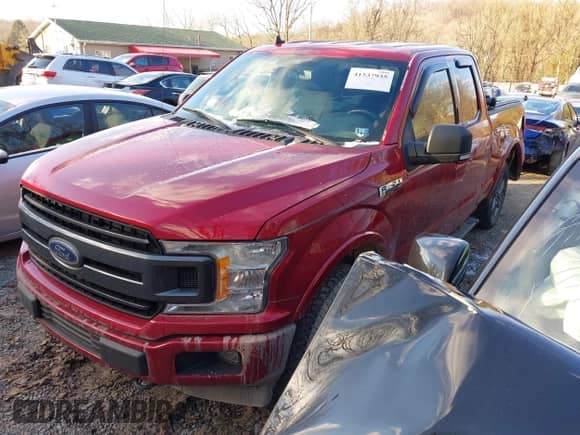 2020 Ford F-150 XL with VIN 1FTFX1E5XLFC19341, listed as a IAAI auction lot 41537935 with 91,227 mi miles and . Bid and sale history available at DreamBid. Image 2.