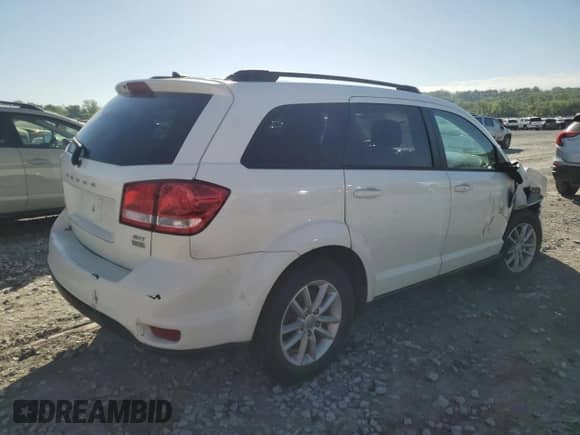 2015 Dodge Journey SXT with VIN 3C4PDCBGXFT637200, listed as a Copart auction lot 57106525 with 138,142 mi miles and Salvage title. Bid and sale history available at DreamBid. Image 3.