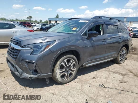 2024 Subaru Ascent Limited с VIN 4S4WMAUD6R3425425, выставлен на аукционе Copart как лот 63679835 с пробегом 7 233 миль миль и Списание • Salvage title. История ставок и продаж доступна на DreamBid. Изображение 1.