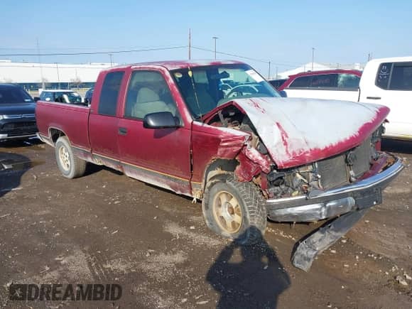 1995 GMC Sierra 1500 z VIN 2GTEC19K1S1571236, wystawiony jako IAAI lot #42096998 z przebiegiem 195 722 mil mil oraz . Historia ofert i sprzedaży dostępna na DreamBid. Obrazek 1.