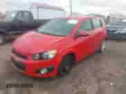 2013 Chevrolet Sonic LTZ with VIN 1G1JE6SH5D4140421, listed as a IAAI auction lot 41996096 with 110,435 mi miles and . Bid and sale history available at DreamBid. Image 2.