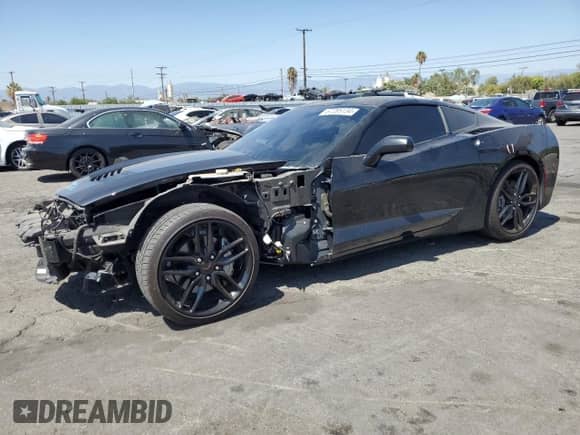 2019 Chevrolet Corvette 1LT z VIN 1G1YB2D73K5121961, wystawiony jako Copart lot #67285134 z przebiegiem 48 447 mil mil oraz Szkoda całkowita • Salvage title. Historia ofert i sprzedaży dostępna na DreamBid. Obrazek 1.