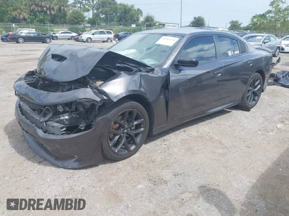 2022 Dodge Charger GT z VIN 2C3CDXHG3NH119728, wystawiony jako IAAI lot #43361678 z przebiegiem 85 014 mil mil oraz . Historia ofert i sprzedaży dostępna na DreamBid. Obrazek 2.