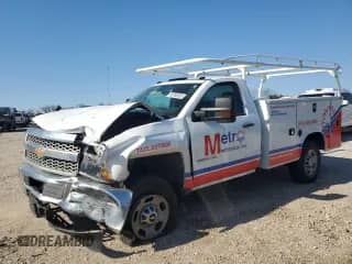 2019 Chevrolet Silverado 2500HD z VIN 1GC0KREG5KF272337, wystawiony jako Copart lot #88768905 z przebiegiem 109 997 mil mil oraz Szkoda całkowita • Salvage title. Historia ofert i sprzedaży dostępna na DreamBid. Obrazek 1.