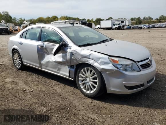 2009 Saturn Aura XR with VIN 1G8ZX57779F105500, listed as a Copart auction lot 81985195 with 189,699 mi miles and Clean title. Bid and sale history available at DreamBid. Image 4.