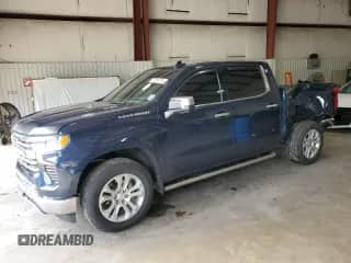 2023 Chevrolet Silverado 1500 with VIN 3GCPAEE83PG201470, listed as a Copart auction lot 71307374 with 35,883 mi miles and Salvage title. Bid and sale history available at DreamBid. Image 1.