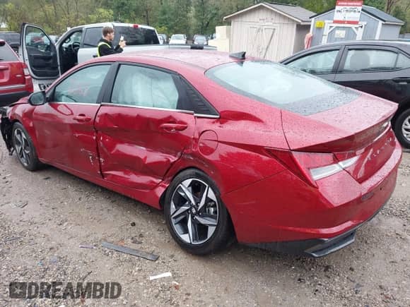 2023 Hyundai Elantra Limited с VIN KMHLN4AJ1PU089055, выставлен на аукционе IAAI как лот 43302365 с пробегом 4 412 миль миль и . История ставок и продаж доступна на DreamBid. Изображение 3.
