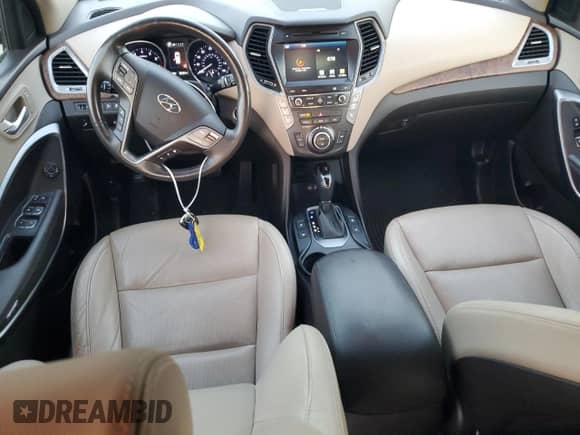 2017 Hyundai Santa Fe Limited Ultimate with VIN KM8SRDHF3HU212101, listed as a Copart auction lot 81273465 with 60,161 mi miles and Salvage title. Bid and sale history available at DreamBid. Image 8.