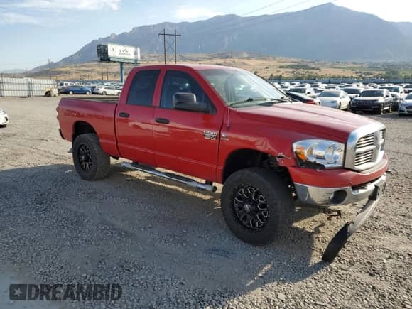 2008 Dodge 2500 SLT with VIN 3D7KS28A38G192331, listed as a Copart auction lot 69042905 with 214,040 mi miles and Salvage title. Bid and sale history available at DreamBid. Image 4.