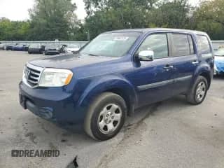 2014 Honda Pilot LX with VIN 5FNYF3H23EB016338, listed as a Copart auction lot 70862125 with 220,249 mi miles and Clean title. Bid and sale history available at DreamBid. Image 1.