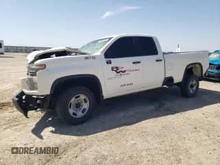 2022 Chevrolet Silverado 2500HD Work Truck with VIN 1GC5WLE71NF262576, listed as a Copart auction lot 53045835 with 120,132 mi miles and Salvage title. Bid and sale history available at DreamBid. Image 1.