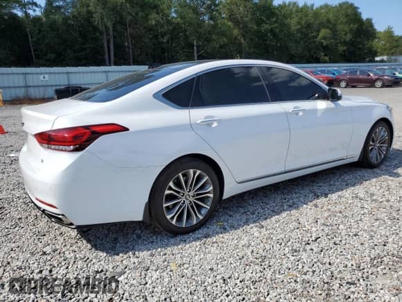 2016 Hyundai Genesis 3.8L z VIN KMHGN4JE3GU137580, wystawiony jako Copart lot #70506344 z przebiegiem 75 158 mil mil oraz Szkoda całkowita • Salvage title. Historia ofert i sprzedaży dostępna na DreamBid. Obrazek 3.
