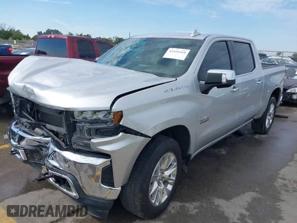 2019 Chevrolet Silverado 1500 LTZ with VIN 3GCPWEED3KG176366, listed as a IAAI auction lot 43404568 with 43,699 mi miles and . Bid and sale history available at DreamBid. Image 2.