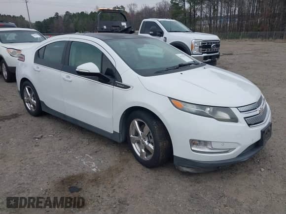 2012 Chevrolet Volt z VIN 1G1RB6E41CU100808, wystawiony jako IAAI lot #41792995 z przebiegiem Nie podano mil oraz . Historia ofert i sprzedaży dostępna na DreamBid. Obrazek 1.
