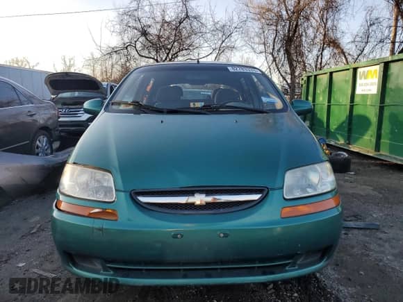 2004 Chevrolet Aveo с VIN KL1TD626X4B204375, выставлен на аукционе Copart как лот 82783333 с пробегом 127 573 миль миль и На запчасти • Non repairable. История ставок и продаж доступна на DreamBid. Изображение 5.