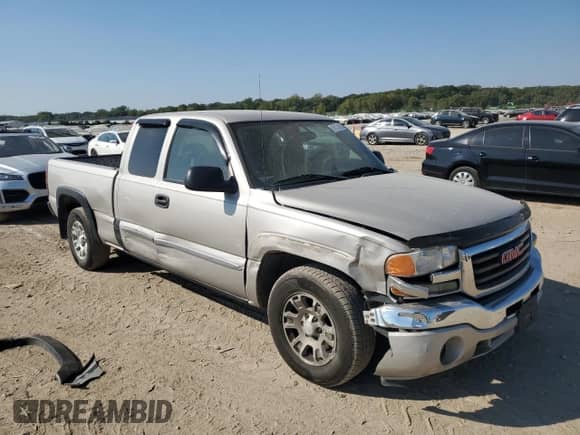 2006 GMC Sierra 1500 SLE1 with VIN 1GTEC19Z96Z253066, listed as a Copart auction lot 85151825 with 173,375 mi miles and Salvage title. Bid and sale history available at DreamBid. Image 4.