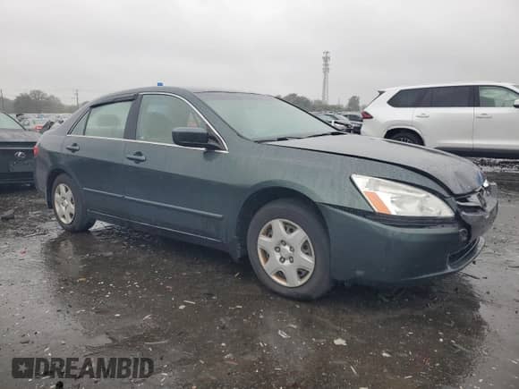 2005 Honda Accord LX with VIN 1HGCM55435A121392, listed as a Copart auction lot 80940055 with 155,913 mi miles and Salvage title. Bid and sale history available at DreamBid. Image 4.