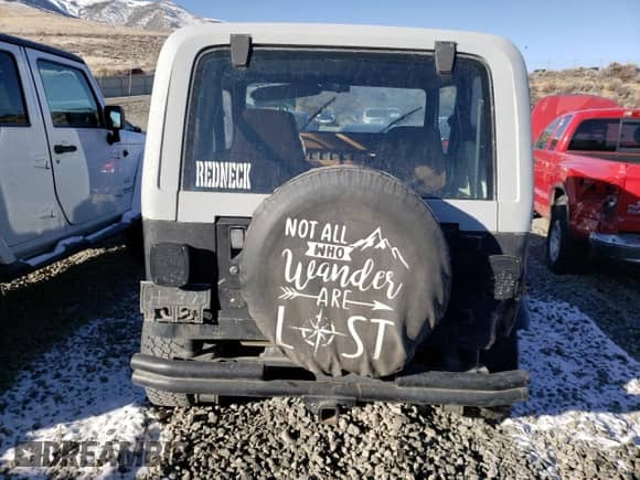 1987 Jeep Wrangler with VIN 2BCHL81J8HB517607, listed as a Copart auction lot 42642585 with 169,526 mi miles and Salvage title. Bid and sale history available at DreamBid. Image 6.