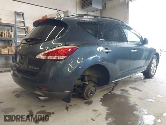 2011 Nissan Murano SL with VIN JN8AZ1MW1BW157555, listed as a IAAI auction lot 43479587 with 146,559 mi miles and . Bid and sale history available at DreamBid. Image 6.