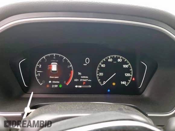 2024 Honda Pilot EX-L with VIN 5FNYG2H50RB007913, listed as a Copart auction lot 55021645 with 15,627 mi miles and Salvage title. Bid and sale history available at DreamBid. Image 9.